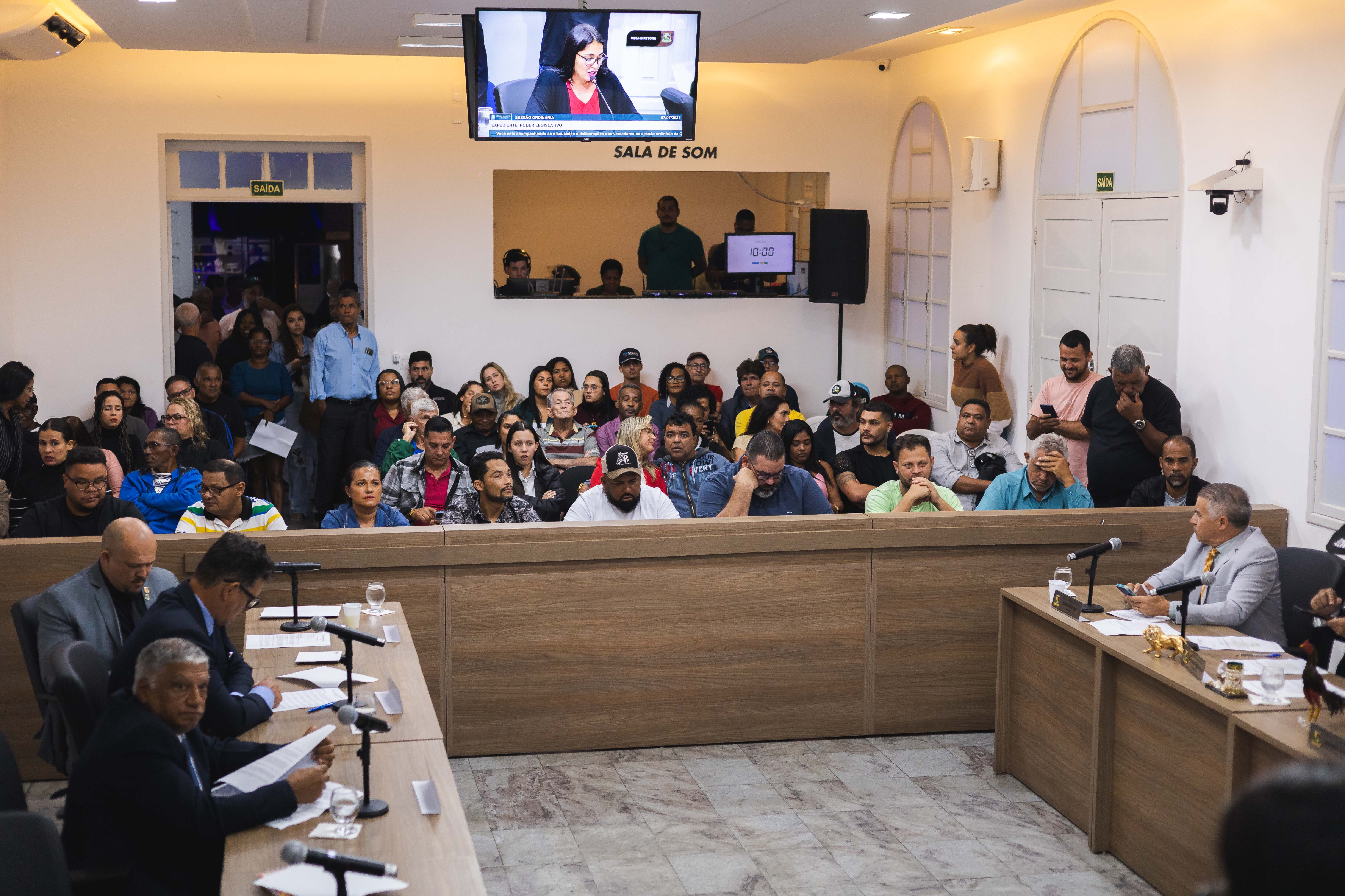 A Câmara Municipal de São Mateus, realizou a 25ª Sessão Ordinária nesta segunda-feira, 07 de julho de 2025.