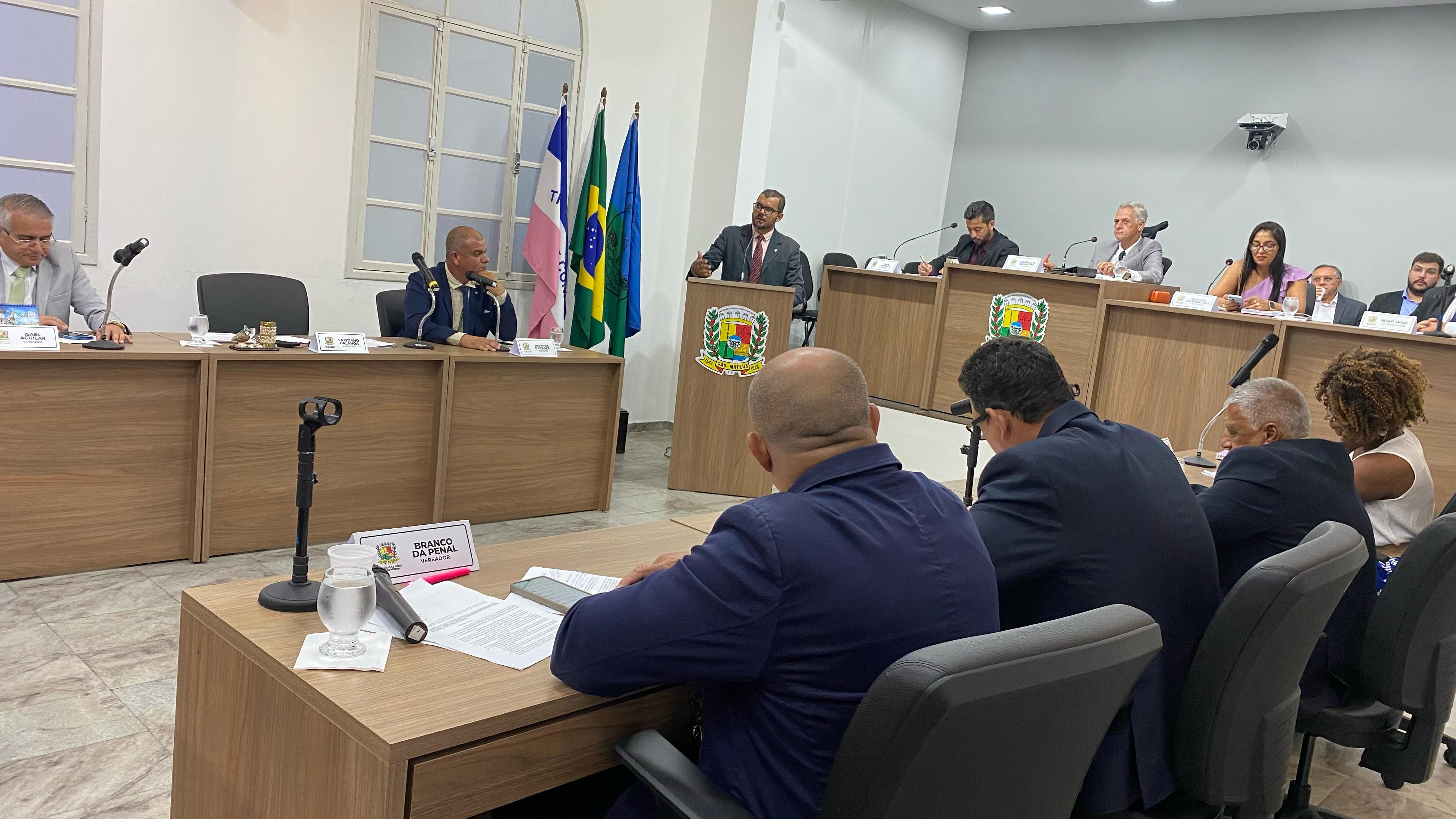 Notícia Câmara de São Mateus debate projetos relevantes e apresenta indicações durante a 8ª Sessão Ordinária de 2025